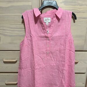 Lilly Pulitzer Vibrant Pink Linen Dress